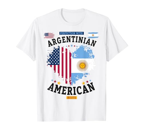 Argentina American Flag Ideas For Kids Hispanic Argentinian T-Shirt
