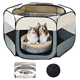 Parque para Perros 105 x 105 x 60 cm Plegable Corralito para Perros