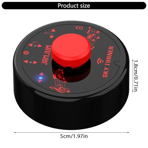 Pédale de lecture de partitions rechargeable pour éliminer les bruits