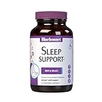 Bluebonnet Nutrition Sleep Support, Rest & Relaxation Whole Food-Based Formula*, Non-GMO, Vegan, Gluten-Free, Kosher Certified, Soy-Free, Dairy-Free, 60 Vegetable Capsules, 60 Servings
