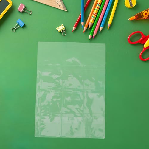 Álbum de 12 bolsillos flexibles de PVC transparente para proteger sellos 6