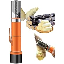 98W Automatic Sugarcane Scraping Machine, Electric Sugar Cane Peeler with Protective Cover, Speed 4600rpm, Double Bearing