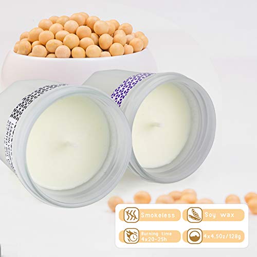 Candles Gift Set, 4 Pack Of Candle Gifts Sets For Women, Candles For Home Scented Candles For Mom Scented Soy Candles Aromatherapy Candles For Festival Wedding Birthday Holiday Party #TOP1