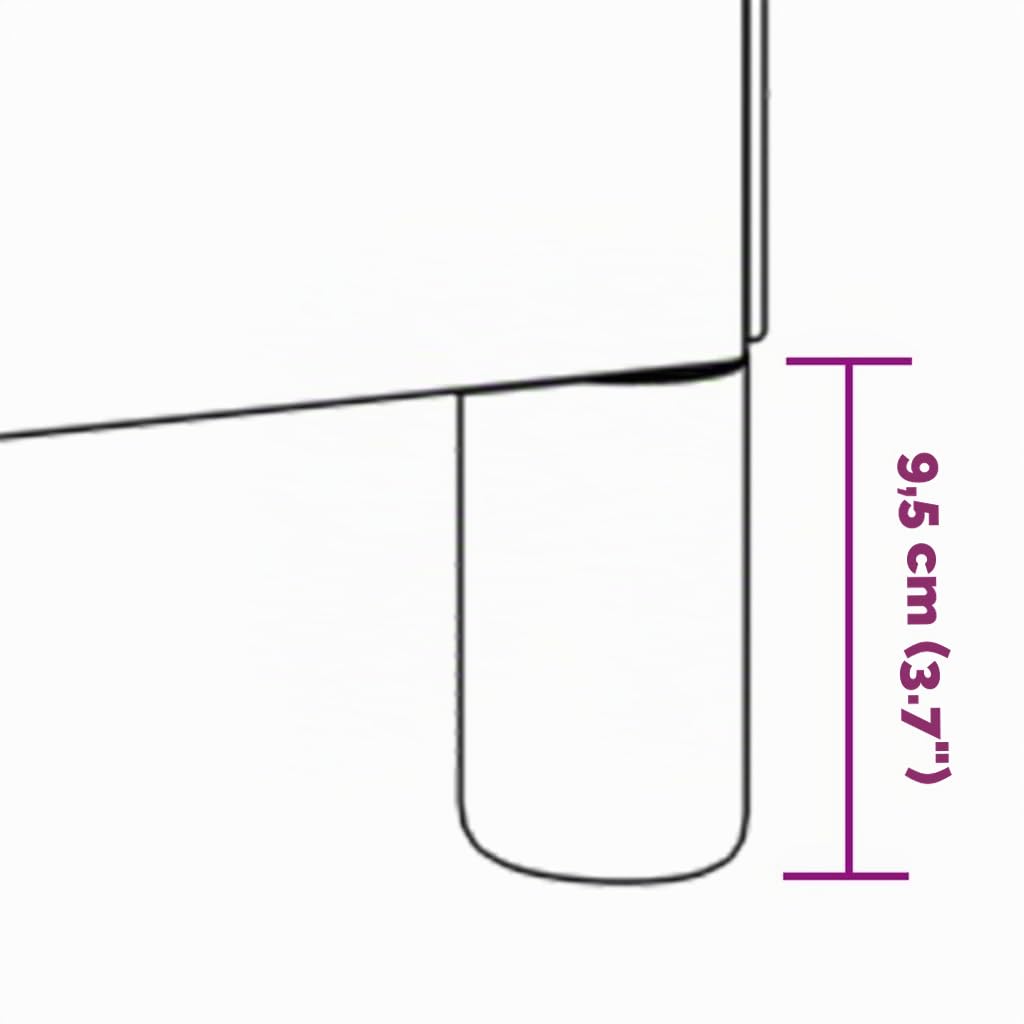 vidaXL Struttura Letto a Rete a Molle Grigio Chiaro 80x200 cm Tessuto