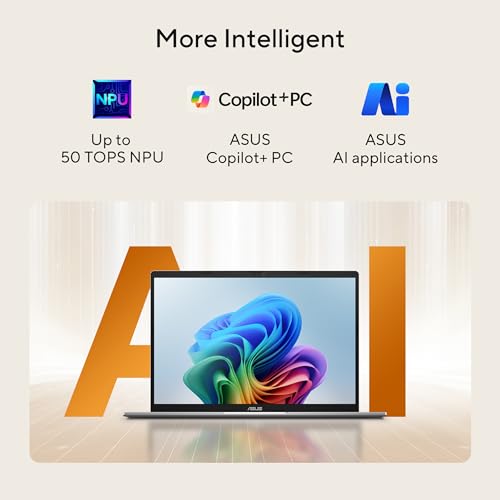 Image of ASUS Vivobook S14,Smartchoice,AMD Ryzen AI 5 330,16GB RAM,512GB SSD,OLED,14 inch,Win11,Office24,M365 Basic (1Yr)*, Silver,1.4Kg,M3407KA-SF2501WS,50 Tops,Metallic Design Laptop,Next-Gen AI Laptop,Copilot+