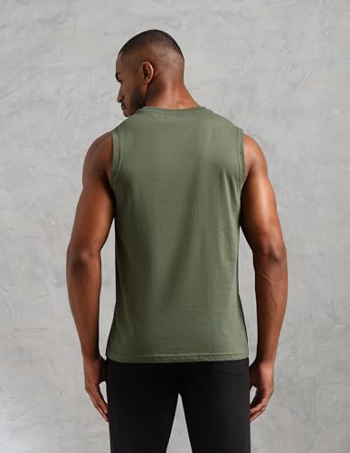 Image of U.S. Polo ASSN. Mens OEV06 Brand Print Comfort Fit Gym Vest