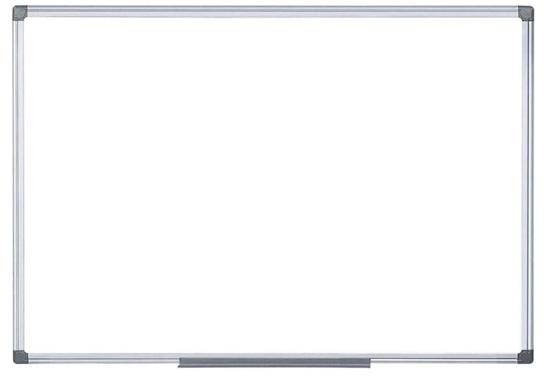 Pizarra Magnética Blanca | 180 x 90 cm | Marco de Aluminio Resistente, Fácil de Borrar En Seco, Bandeja para Rotuladores.