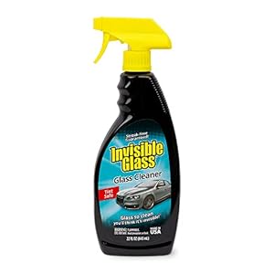 Invisible Glass 92164 22-Ounce Premium Glass Cleaner and Window Spray for Auto and Home Provides a Streak-Free Shine on Windows, Windshields, and Mirrors is Residue and Ammonia Free and Tint Safe