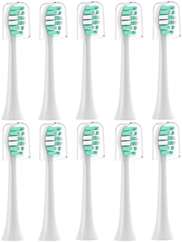 Gypoirul Toothbrush Replacement Heads Compatible with Philips Sonicare,10 Pack, Electric Brush Head for 4100 5100 6100 HX9023 W Optimal Plaque Control