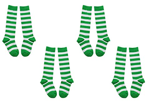 Rugby Socks Kids (Youth) Sports League - Striped Knee High Novelty Socks - Fits Shoe Size: 9-3 (Kids) (5-8 yrs)2