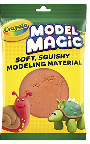 Crayola Model Magic, Terra Cotta, 4 Ounce No-Mess, Soft, Squishy, Lightweight Modeling Material For Kids 4 & Up, Easy To Paint And Decorate, Air Dries Smooth - 57-4464 #TOP2