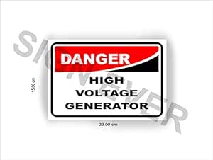 SIGN EVER Generator Room Sign Stickers Factory Office Company Bank ...