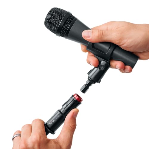 Gator Frameworks Microphone Clip Quick Release Stand Attachment, (GFW-MIC-QRTOP)