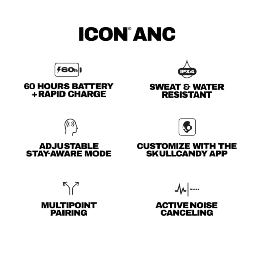 Skullcandy Icon ANC Noise Canceling Wireless Headphones - Realtree APX - image 6
