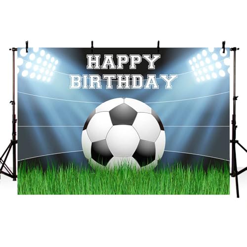 Fondo Fotográfico Decorativo para Fiesta de Fútbol 7x5 ft miniatura 3