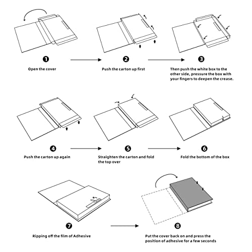 Ptshadow 4 Pcs Decorative Books For Home Décor,Black And Whiteshelf Decor Accents Library Décor For Home Sweet Stacked Books #TOP1