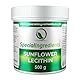 SONNENBLUMENLECITHIN-PULVER 500g HÖCHSTER QUALITÄT GVO-FREI (DEUTSCHE ETIKETTEN UND ANLEITUNGEN)