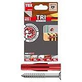 Vor- und Durchsteckmontage TOX 10701111 Tri Allzweckdübel, 8x51 mm, 6 Stück