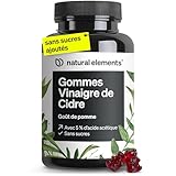 Gummies Vinaigre de Cidre avec la Mère – 120 Gummies pour 2 Mois – Enrichi en Vitamine B6, B12, Acide Folique & Iode – Vinaigre de Cidre Goût de Pomme – Vegan, Hautement Dosé & Sans Sucre Ajouté