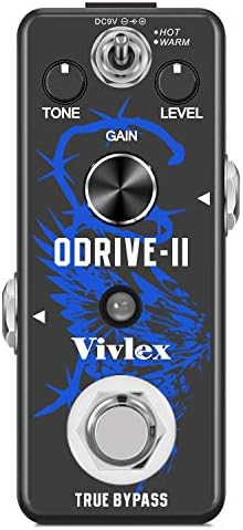 Vivlex Tuner Pedal High Precision Mini Pedal Tuner for Guitar Bass HD LCD Display with True Bypass