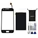 Sunways Touch Digitizer Glass Lens Screen Replacement + LCD Display Digitizer Screen For Samsung Galaxy J1 J100(Black) With device opening tools