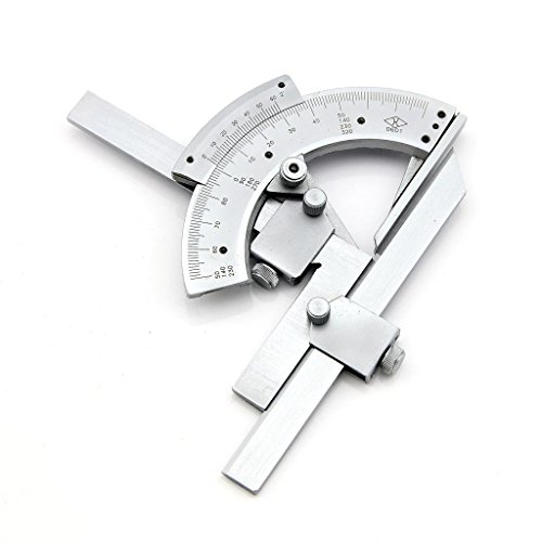 eoocvt 0-320° Universal Stainless Steel Vernier Bevel Protractor,Angle Finder for Woodworking, Carpenter, Construction, DIY Precision Angle Measuring Finder Ruler Tool