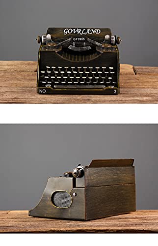 Jorsion Retro Vintage Typewriter Model,Handmade Props Model Retro Decoration,Home Decoration Ornaments #TOP6