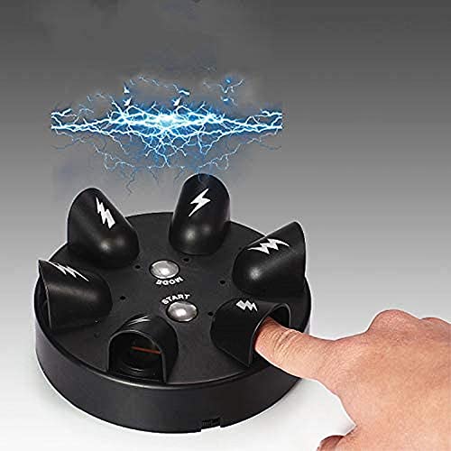 Shock Roulette Party Game Interesting Party GameToy Electric Game of Chance Micro Roulette Polygraph Finger ShockGame Toy Party Gift Electric Shock Detector Game Analyzer Consoles,for 2-6 Palyers