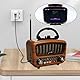AM/FM/SW Retro Radio mit Bluetooth 5.0, Nostalgie Radios Klein mit 1800mAh Akku, Küchenradio & Kofferradio mit 5-W-Lautsprecher, Unterstützt USB/TF/AUX, Vintage Radio für Zuhause, Büro, Outdoor