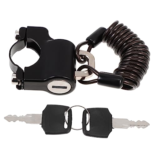 Candado para casco de bicicleta y moto con cable de bloqueo de seguridad