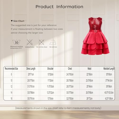 Vestido de noche de comunión con encaje brillante para niñas 5