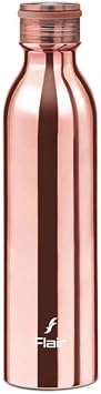 Flair Elite Insulated Steel Bottle | Upto 24 Hours Hot & Cold | Leakproof, BPA-Free, Tough & Durable, Copper Coated-Double Walled, Rust Free Water Bottle 750 ml,Copper