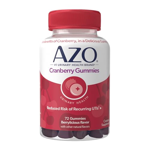 AZO Cranberry Urinary Tract Health Gummies Dietary Supplement, 2 Gummies
