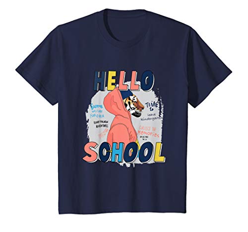 Kinder Einschulung und Schulanfang 2020 - Cooler Tiger - Jungen T-Shirt Cover