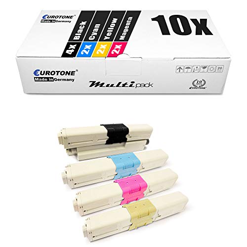 Toner pour OKI C301dn MC342 original Eurotone standard ISO 19798 multi