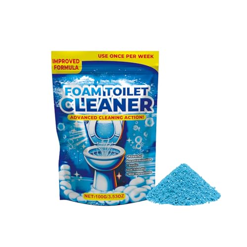 Detartrant WC Efficace,Nettoyant Pour Mousse De Toilette,Poudre Nettoyante pour Mousse de Toilette,Nettoyer la Saleté des Toilettes et Éliminer les Odeurs
