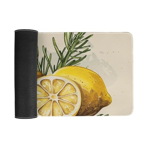 Mouse Pad Gaming RLDOBOFE grande antiderrapante blanco miniatura 3