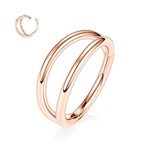 hengkaixuan 16G Kraakbeen Conch Helix Oorbel Hoop Clear CZ Scharnierend Segment 316L Chirurgische Stalen Neus Ring…