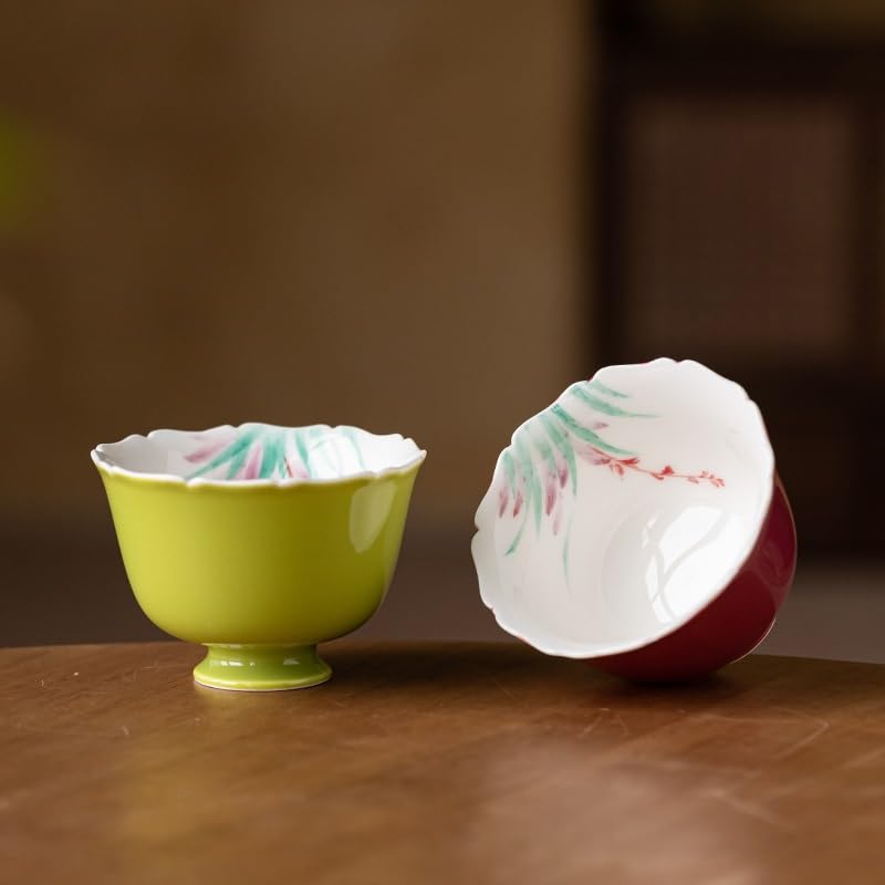 Filiżanki Matcha Travel Coffee Filiżanka Ręcznie Malowana Mistrz Filiżanka Ceramiczna Pojedyncza Filiżanka Podszkliwa Lotteria Filiżanka do herbaty Zestaw do zaparzania herbaty Kubek
