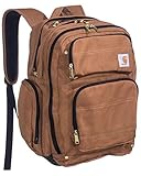 Carhartt Legacy Deluxe Work Backpack with 17-Inch Laptop Compartment, Carhartt Brown