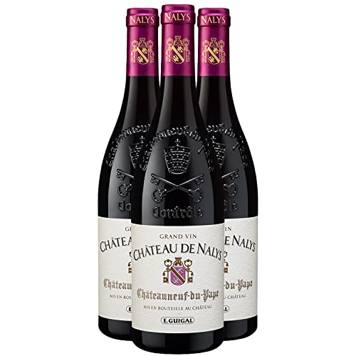 Châteauneuf-du-Pape tinto 2019 - Château de Nalys - DOP - Valle del Ródano - Francia - Variedades de uva Grenache,Syrah,Mourvèdre - 3x75cl