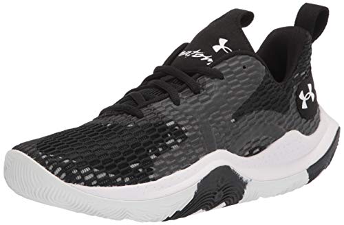 Under Armour Men's Spawn 3, Black (001)/White, 8 M US