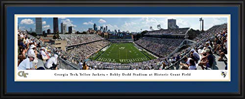 Georgia Tech Yellow Jackets Football - 44x18-inch Double Mat, Deluxe