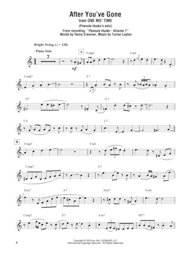 image for Hal Leonard Clarinet Omnibook for B-flat Instruments | 43 Famous Jazz 