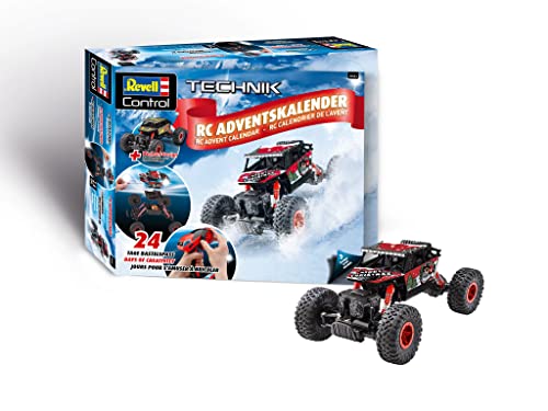Preisvergleich Produktbild Revell Adventskalender RC Crawler I Ferngesteuertes Adventskalender für Bastler I Adventskalender für Jungen, Mädchen & Erwachsene I Geschenk zu Weihnachten I Ab 10 Jahren