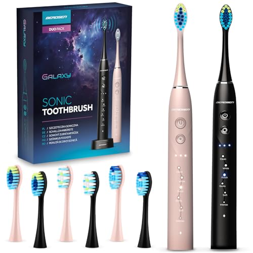Brosses à dents électriques soniques Berdsen contre la plaque dentaire
