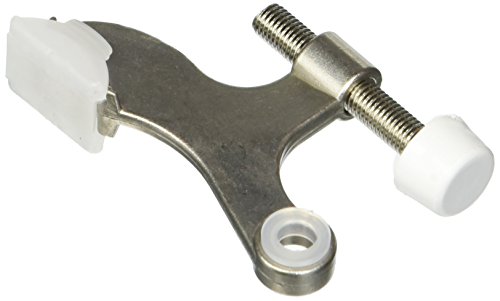 Delaney Hardware 402452- Half Leaf Hinge Pin Door Stop, Satin Nickel