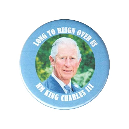 LAZZEL Pulunto King Charles III Broche King Charles III avec King Charles III Cover