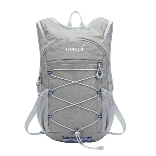 Sac a dos de randonnee gris pour alpinisme et course a pied