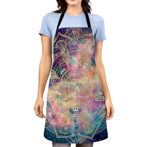 Tablier de cuisine imperméable anti-tache avec protection huile vintage